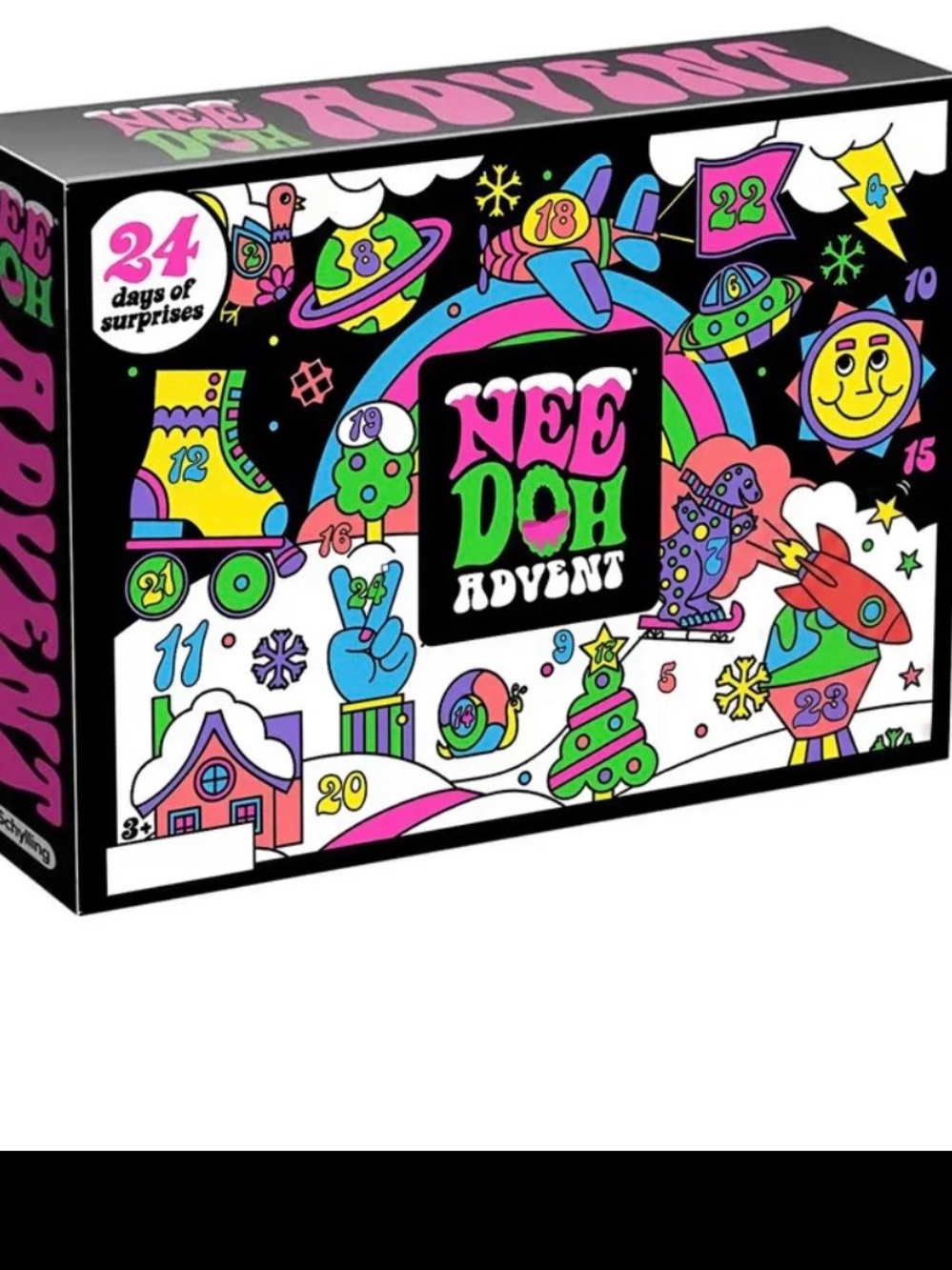 NeeDoh Advent Kids Toy - 2026 Neon Squish Countdown new authentic sealed
